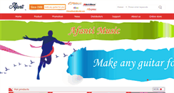 Desktop Screenshot of afantimusic.com